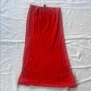 Red Wild Fable Maxi Skirt